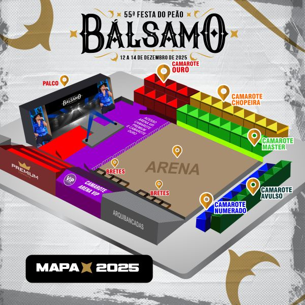 Camarotes - 55ª Festa do Peão de Bálsamo